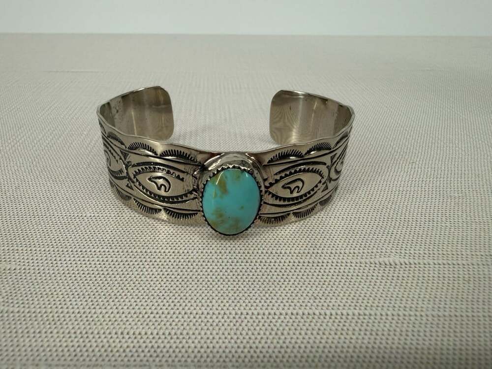 Southwestern Style Turquoise Cuff Bracelet